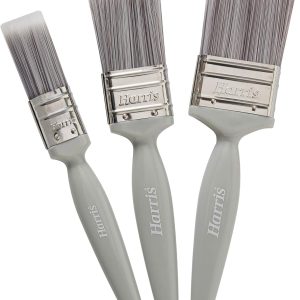 Harris Essentials Walls & Ceilings Paint Brushes. 3 Brush Pack. 1. 1.5. 2.Grey